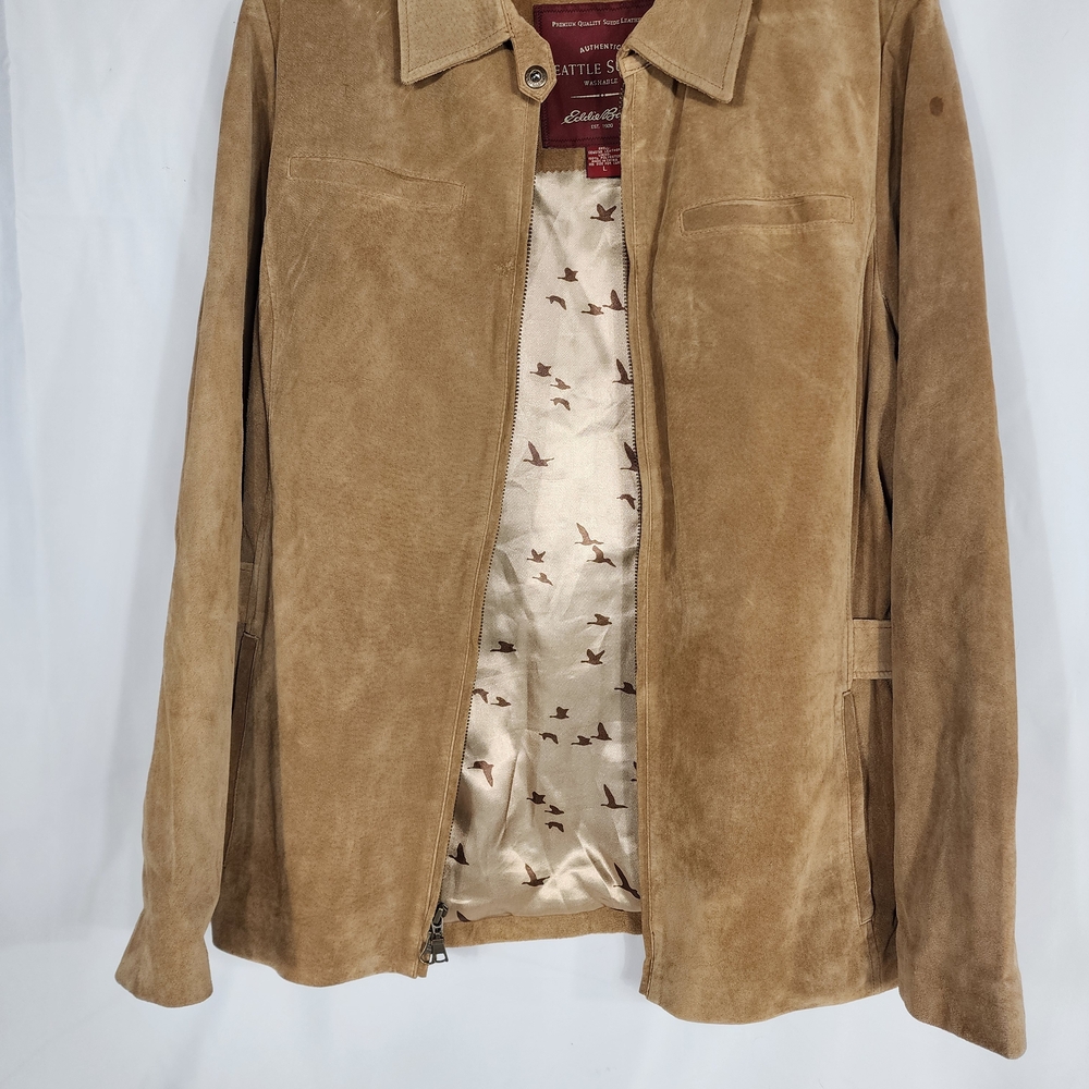 Eddie Bauer Tan Suede Jacket